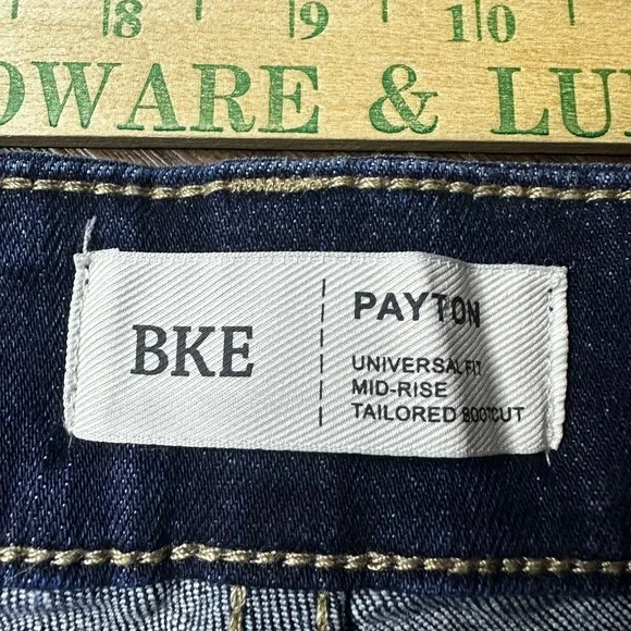 BKE Buckle Jeans Womens 30x29.5 Blue Denim Payton Bootcut Faded Western Y2K - Picture 9 of 12